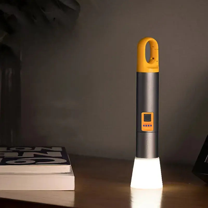 High-Power LED Torch with Adjustable Focus and Multiple Light Modes for Camping, Hiking, Emergency Use