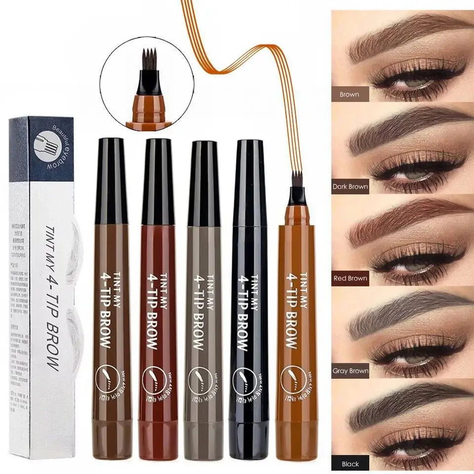 Precisie Wenkbrauwpotlood Langhoudende Waterproof Make-up voor Natuurlijke Volle Bogen Microblading Effect | Thomler
