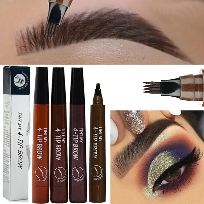 Precisie Wenkbrauwpotlood Langhoudende Waterproof Make-up voor Natuurlijke Volle Bogen Microblading Effect | Thomler