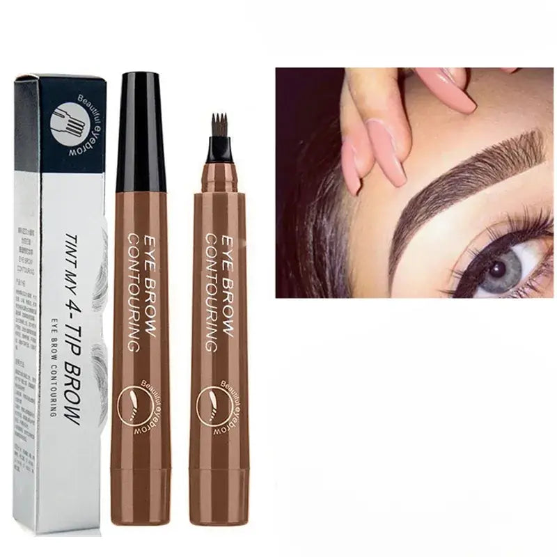 Precisie Wenkbrauwpotlood Langhoudende Waterproof Make-up voor Natuurlijke Volle Bogen Microblading Effect | Thomler