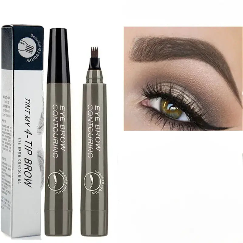 Precisie Wenkbrauwpotlood Langhoudende Waterproof Make-up voor Natuurlijke Volle Bogen Microblading Effect | Thomler