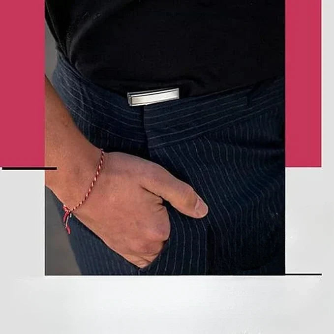 Clip-On Hosenbund-Verkürzer für zu weite Hosen, sofortiger Anpassungs-Clip ohne Nähen für Jeans, Stoffhosen & Röcke, dezenter Metall-Clip für Herren