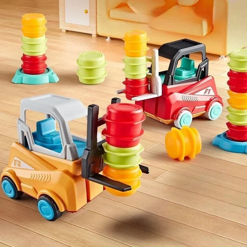 Wooden Balancing Crane Stacking Game for Kids, Tabletop Skill Building Toy with Lift & Stack Blocks, Educational Focus & Coordination Activi | Thomler