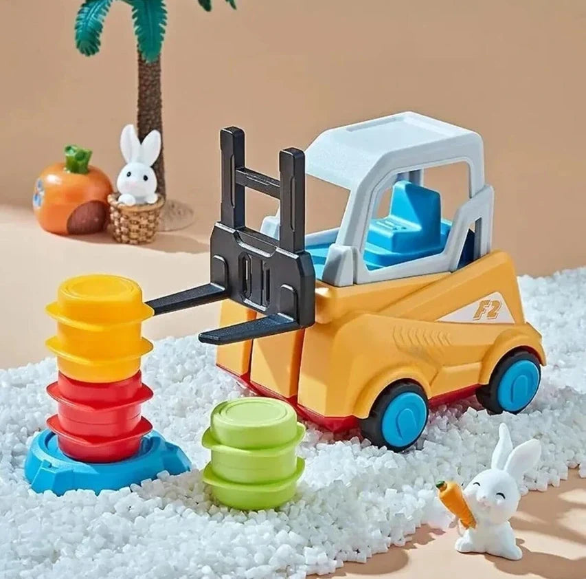 Wooden Balancing Crane Stacking Game for Kids, Tabletop Skill Building Toy with Lift & Stack Blocks, Educational Focus & Coordination Activi | Thomler