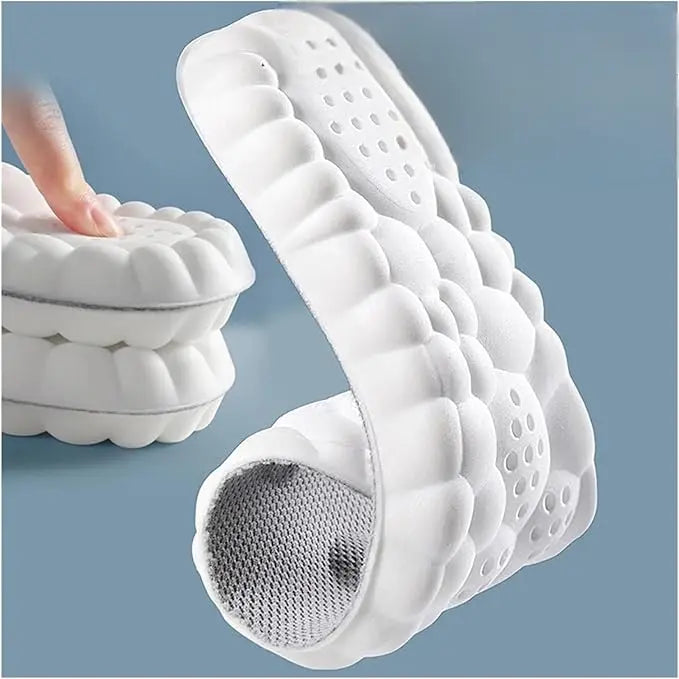 Gedempte inlegzolen met hielbescherming voor sneakers, laarzen en werkschoenen, voor de hele dag comfort, ondersteuning van de voetboog, pijnverlichting en ademende schoeninzetstukken | Thomler