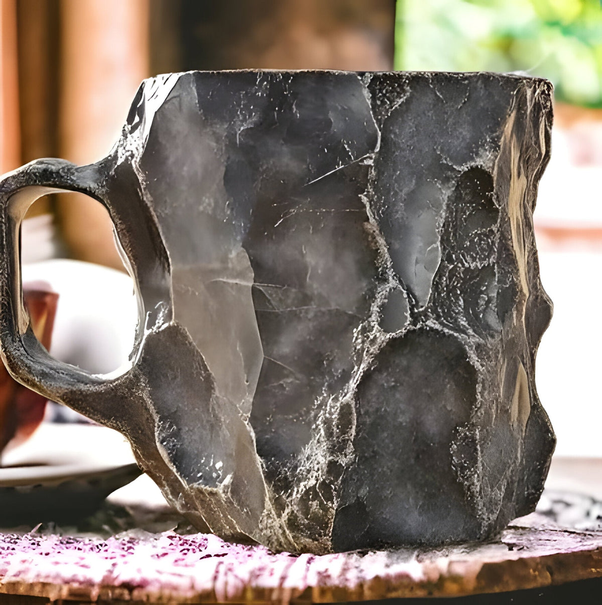 Tazas de café de cristal mineral