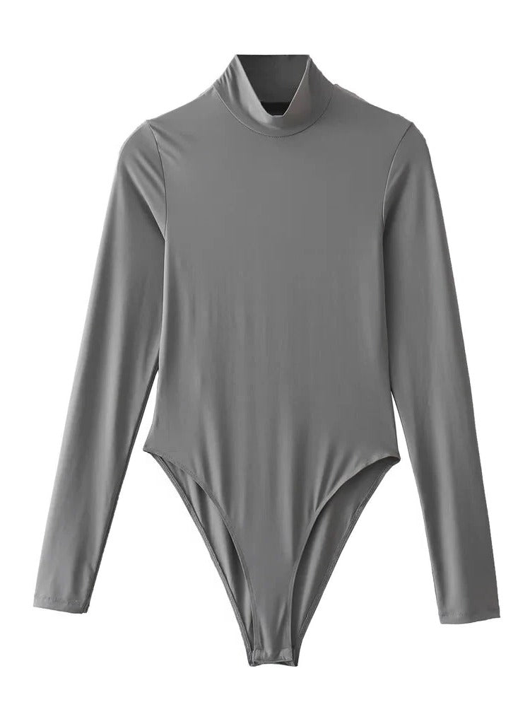 Bodysuit met lange mouwen - Colkraag