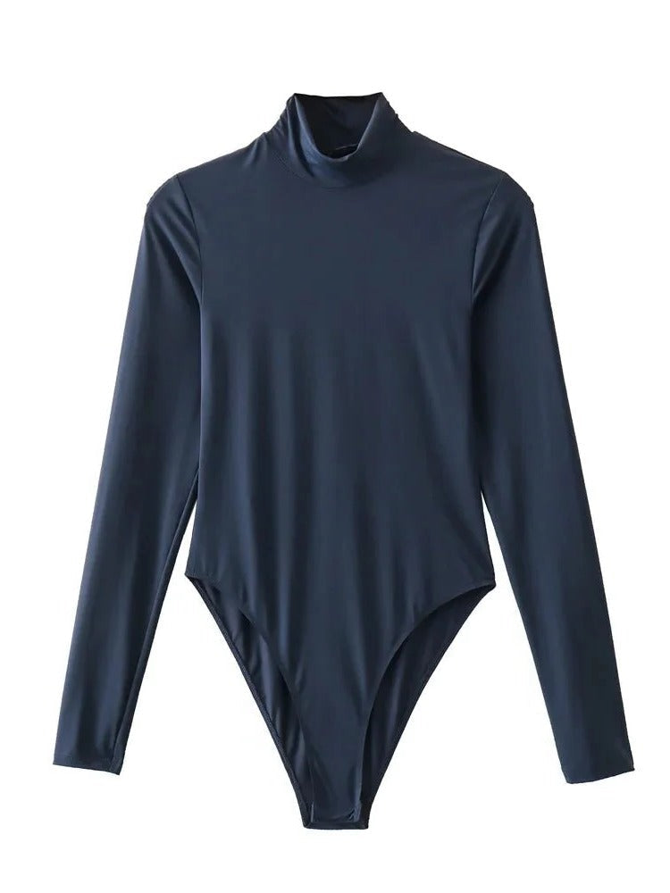 Bodysuit met lange mouwen - Colkraag