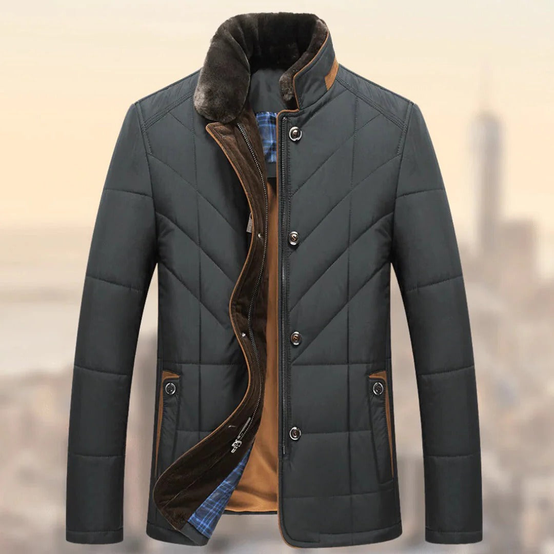 Abrigo sofisticado de invierno para hombre