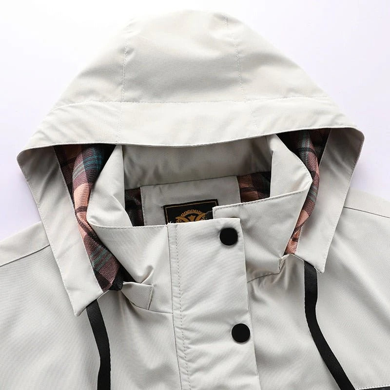 Chaqueta de exterior para hombre, cortavientos e impermeable
