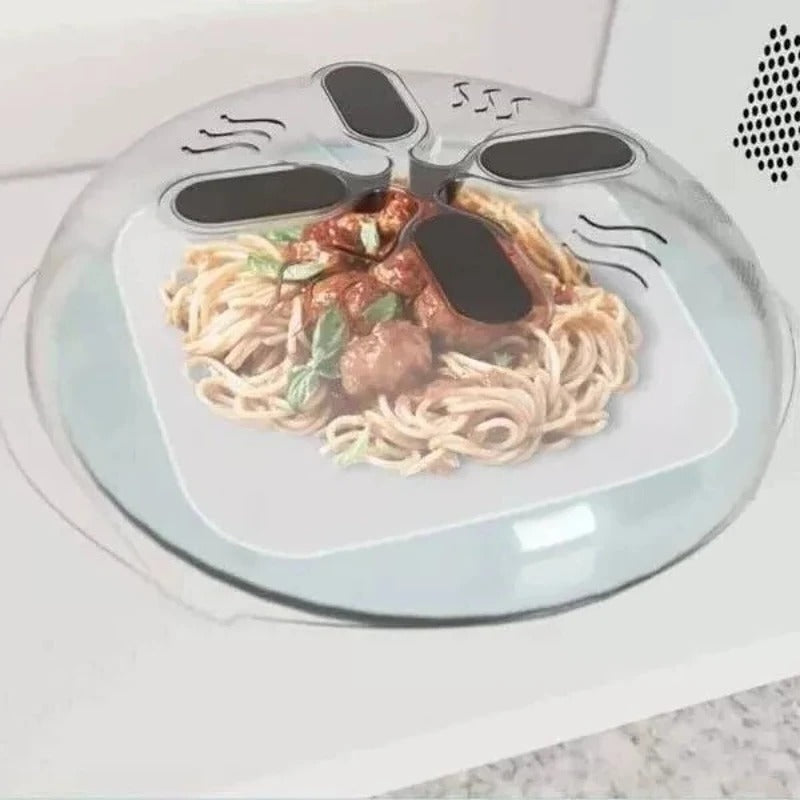 Magnetische Mikrowellen-Spritzschutzhaube