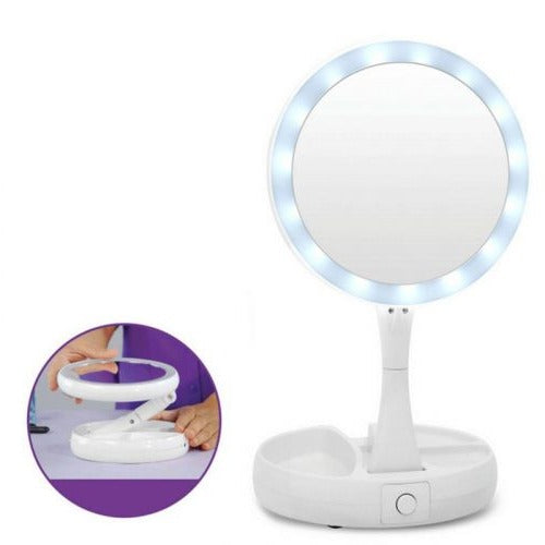 LED-Klapp-Kosmetikspiegel