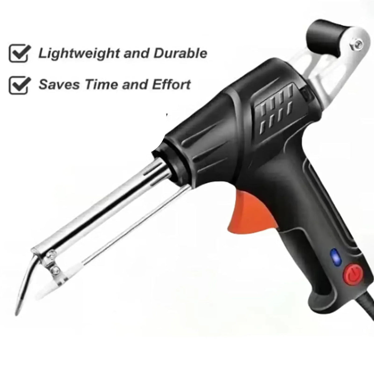 60W Electric Soldering Iron Kit for Electronics & Circuit Board Repair – Includes Stand, Tweezers & Solder Wire | Workshop Metal Joining Too | Thomler