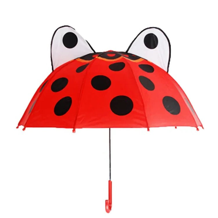 Regenboog-kinderparaplu met vrolijk design