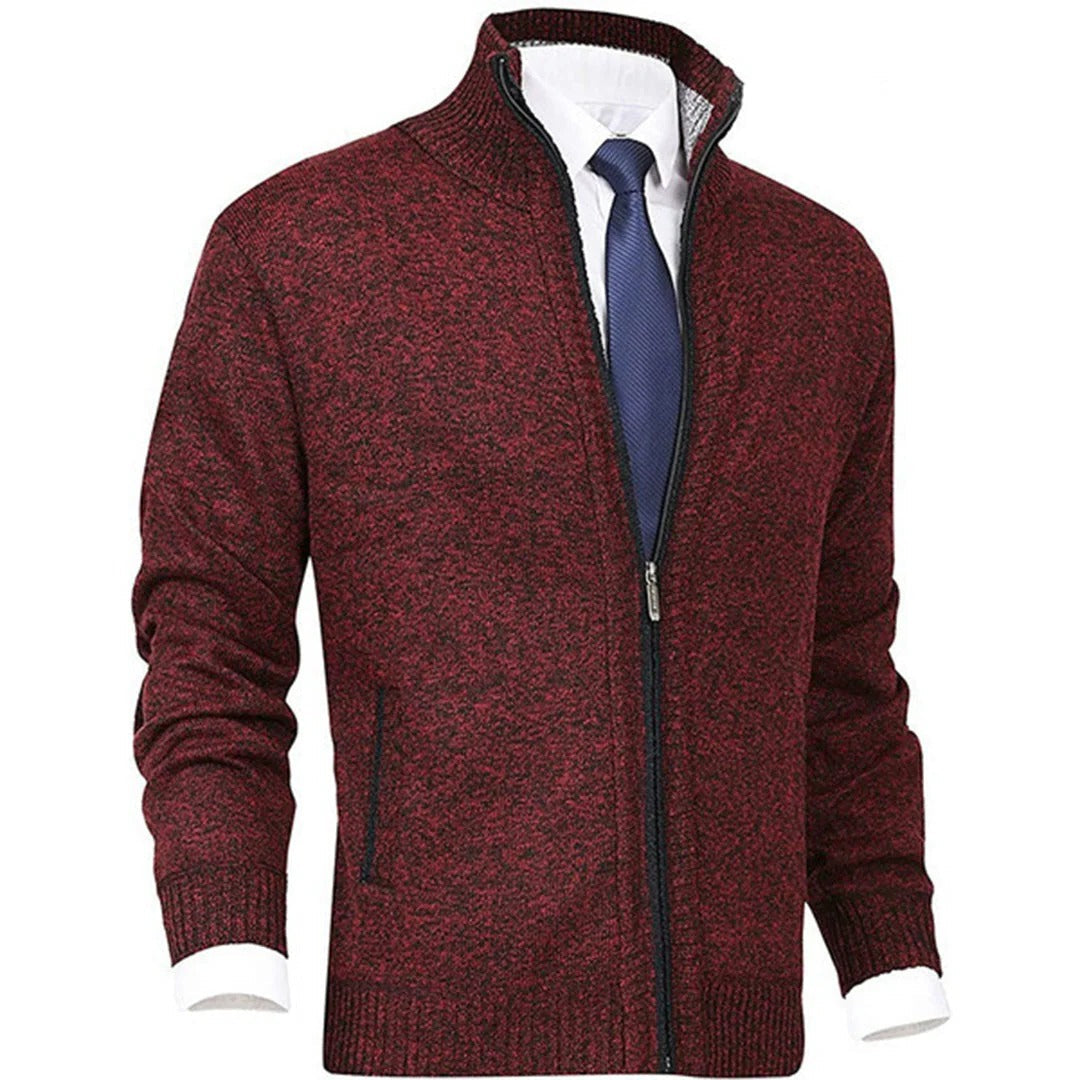 Chaleco elegante con cremallera para hombre