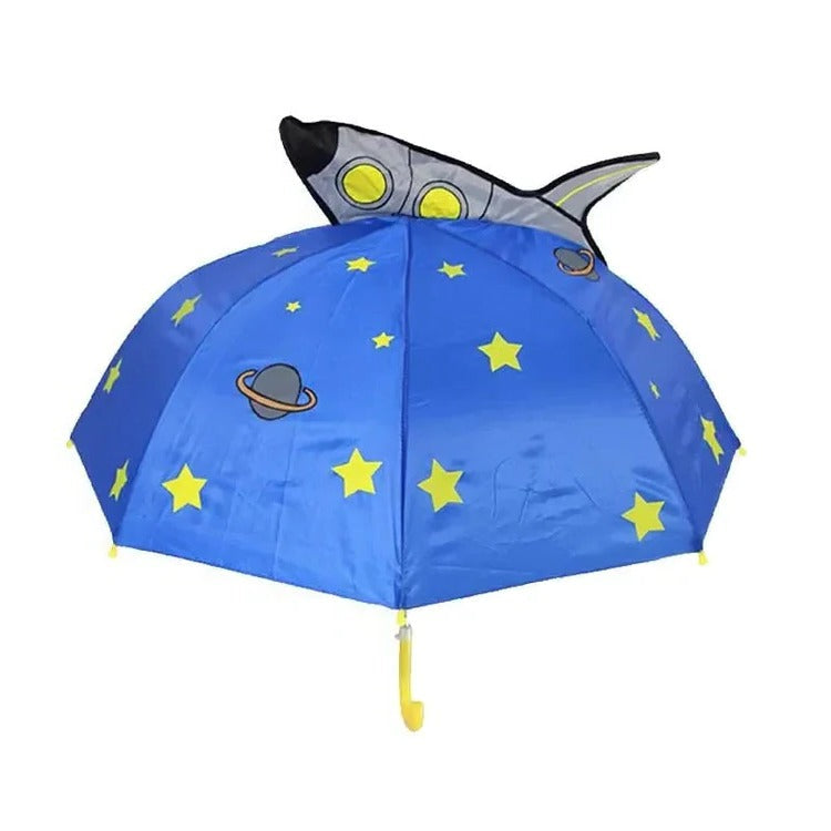 Regenboog-kinderparaplu met vrolijk design