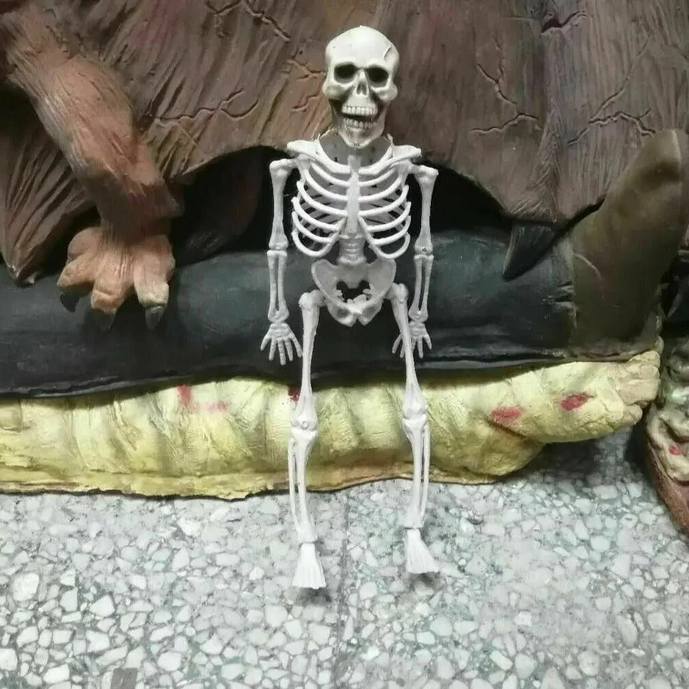 Poseable Skeleton - Creepy Halloween Skeleton Decorations