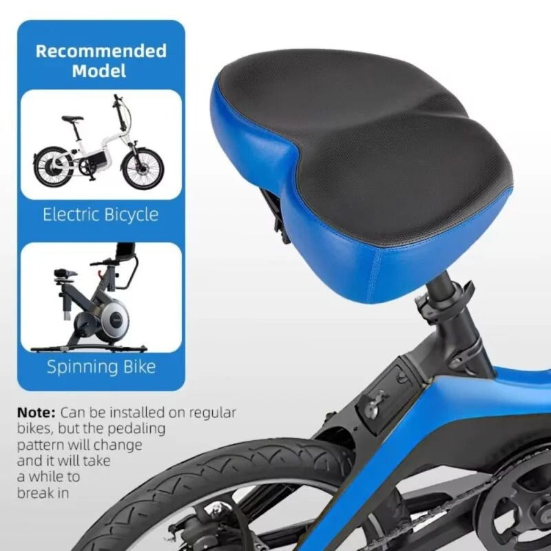 Breed zadel voor fietsen