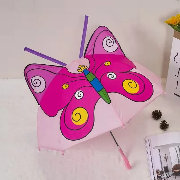 Regenboog-kinderparaplu met vrolijk design