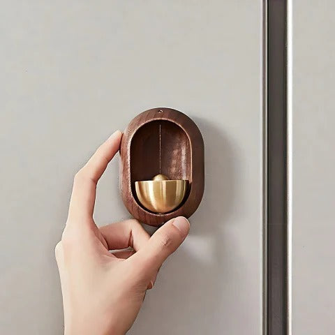 Akoestische deurbel met magnetische en zelfklevende bevestiging