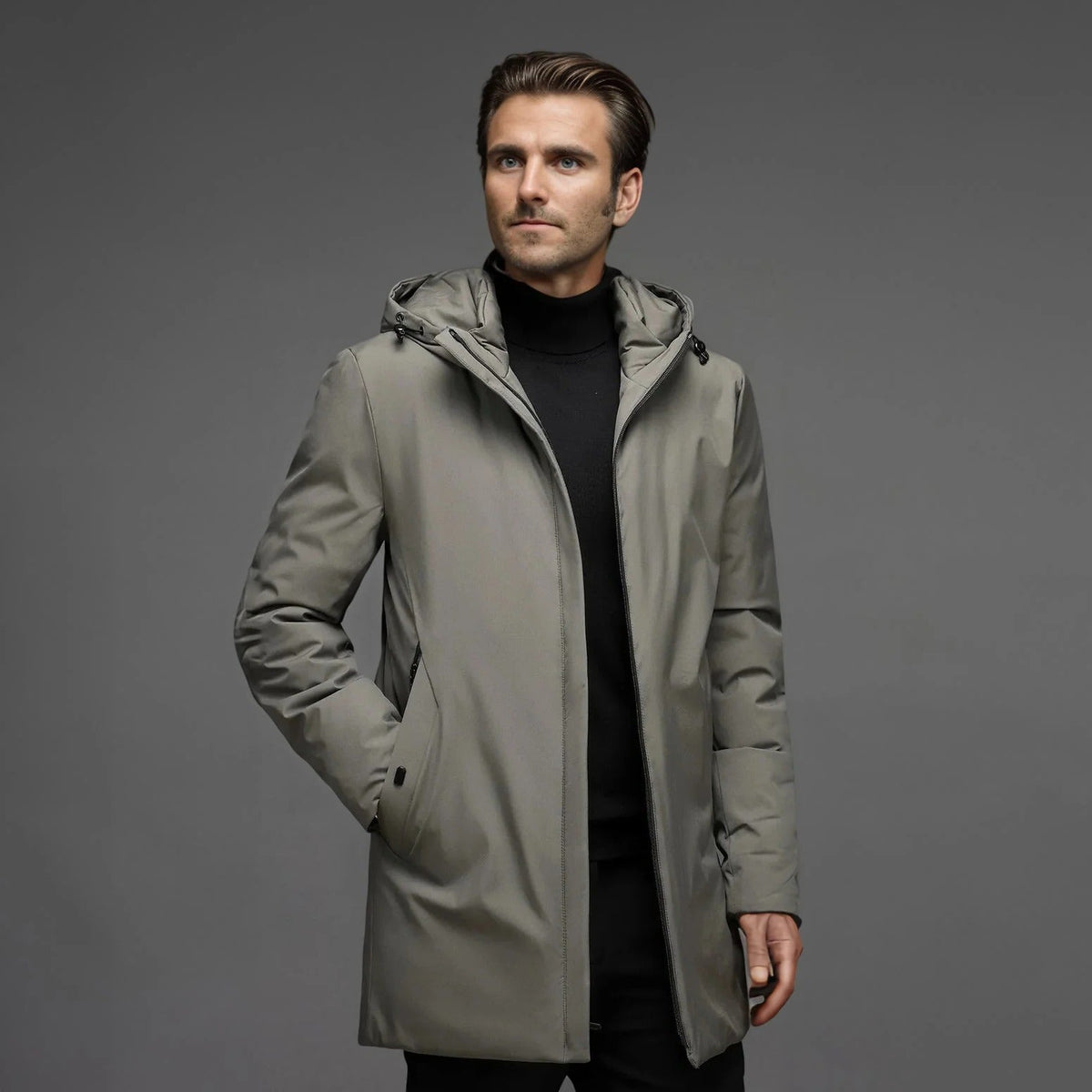 Heren Winterparka Waterdicht Gevoerd