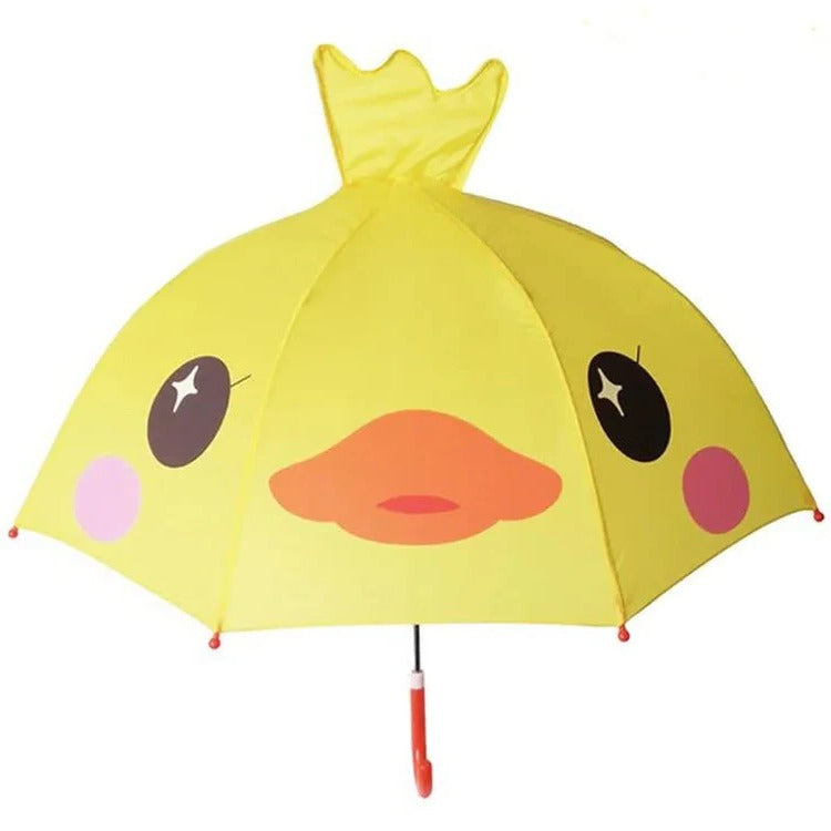 Regenboog-kinderparaplu met vrolijk design