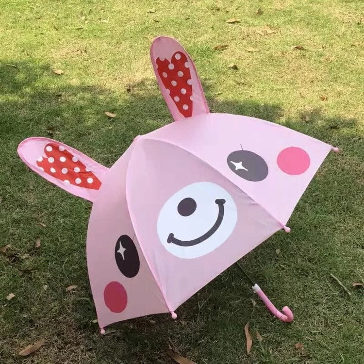 Regenboog-kinderparaplu met vrolijk design