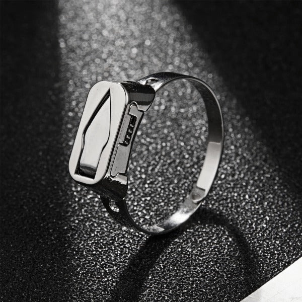 Taktischer Fingerring zur persönlichen Sicherheit, Everyday Carry EDC, kompaktes Schutzgerät, verdeckt tragbares Sicherheitsaccessoire, leichtes Metall | Thomler
