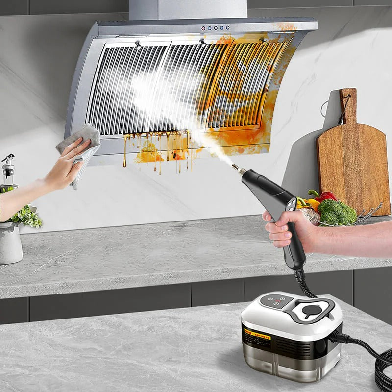 Limpiador a vapor de alta presión de 2500 W con guantes