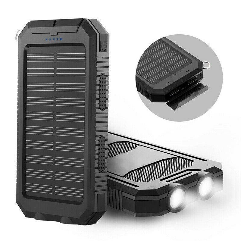 Cargador Solar de 500000mAh Power Bank Externo Resistente al Agua
