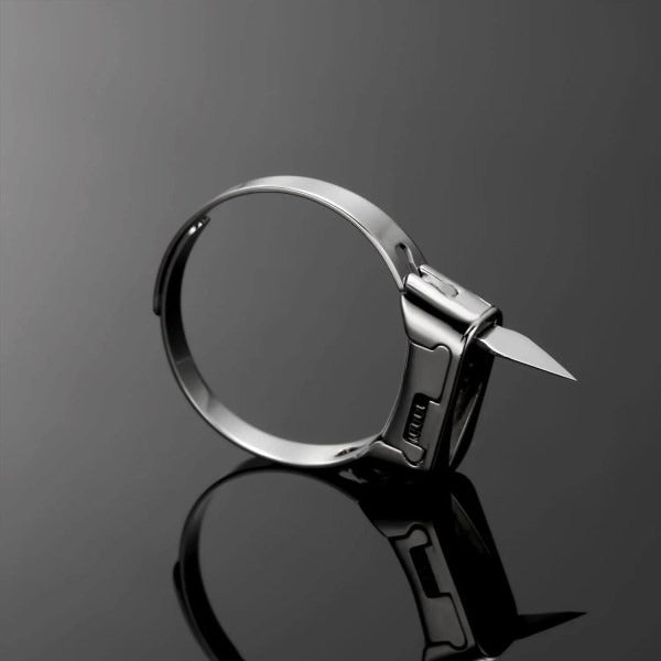 Taktischer Fingerring zur persönlichen Sicherheit, Everyday Carry EDC, kompaktes Schutzgerät, verdeckt tragbares Sicherheitsaccessoire, leichtes Metall | Thomler