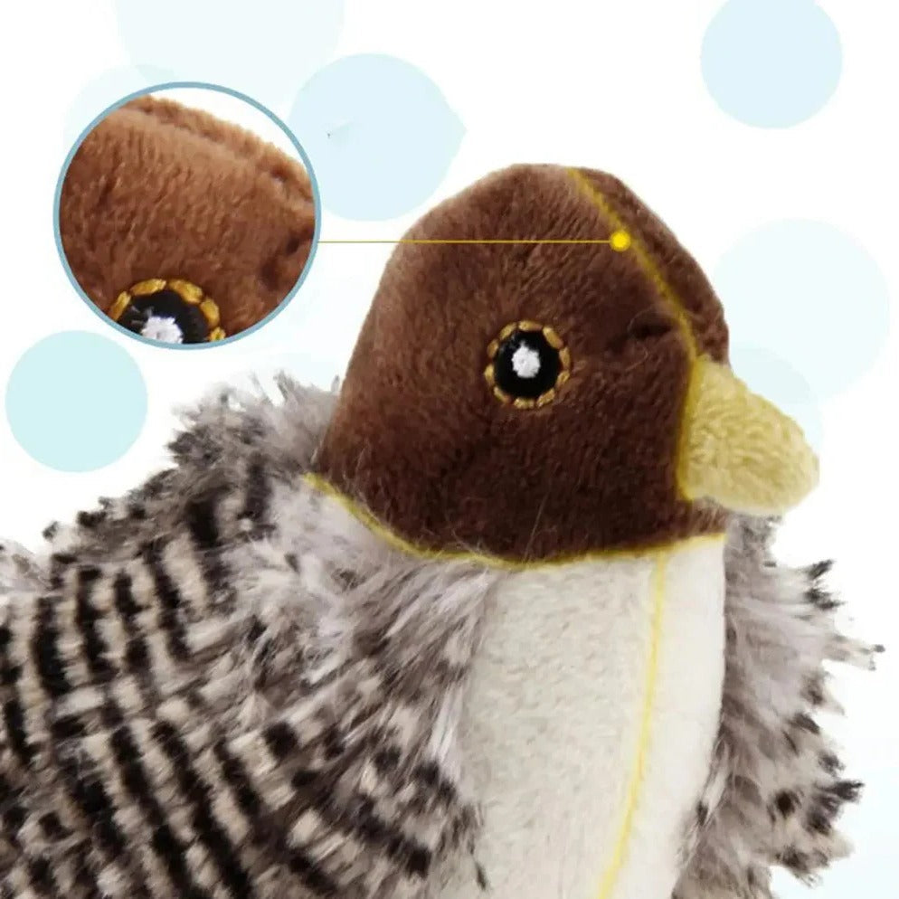 Interactive Sound Bird Cat Toy - Flapping Feather Fun for Indoor Cats