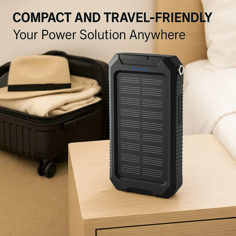 500.000 mAh zonne-oplader waterdichte powerbank extern