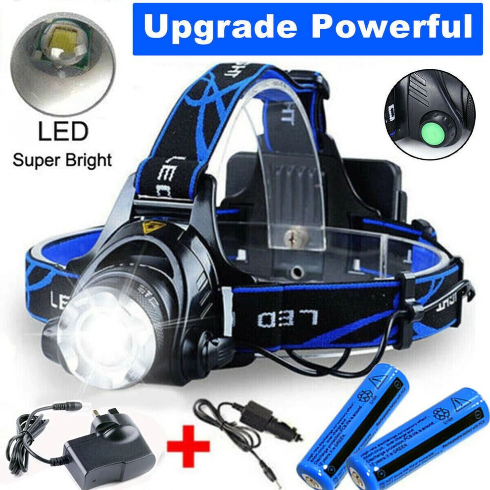 990000LM Rechargeable LED Headlamp
