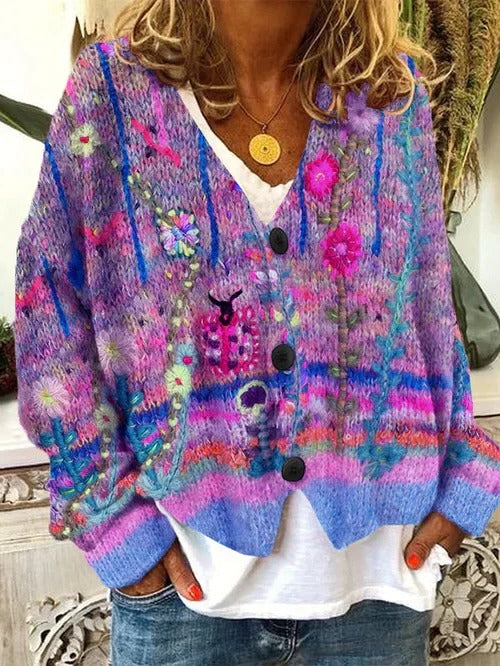 Retro Cardigan For Women