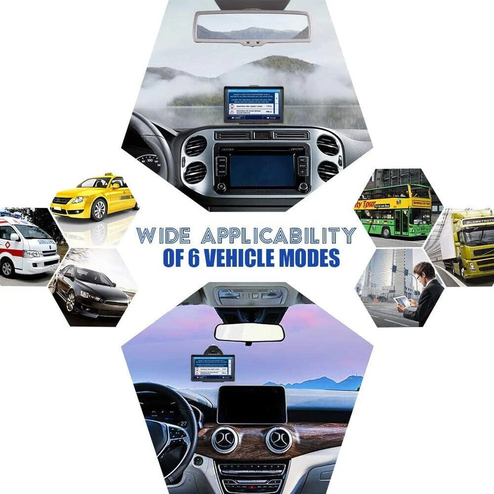 7" gps-navigatiesysteem