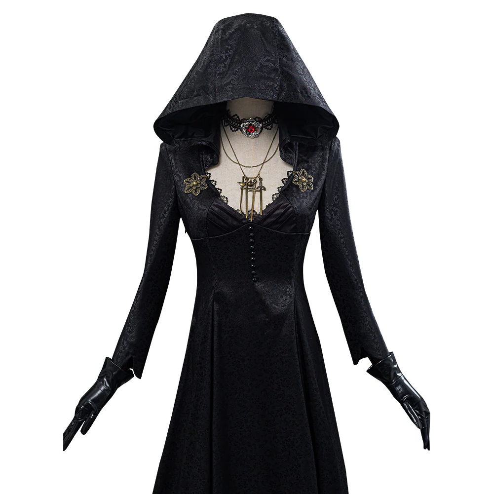 Vampire Lady Cosplay Costume Gothic Halloween Dress