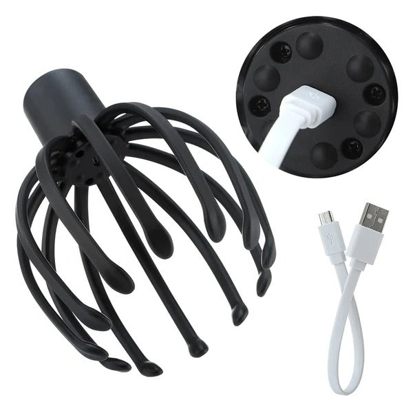Elektrische octopus-hoofdmassager - Ontspannend apparaat voor hoofdhuid en stressverlichting
