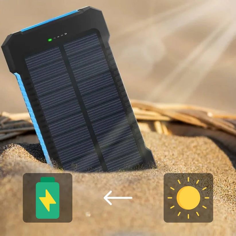 500.000 mAh zonne-oplader waterdichte powerbank extern
