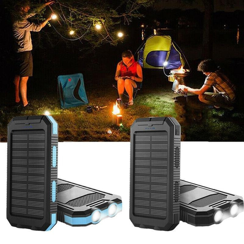 500.000 mAh zonne-oplader waterdichte powerbank extern