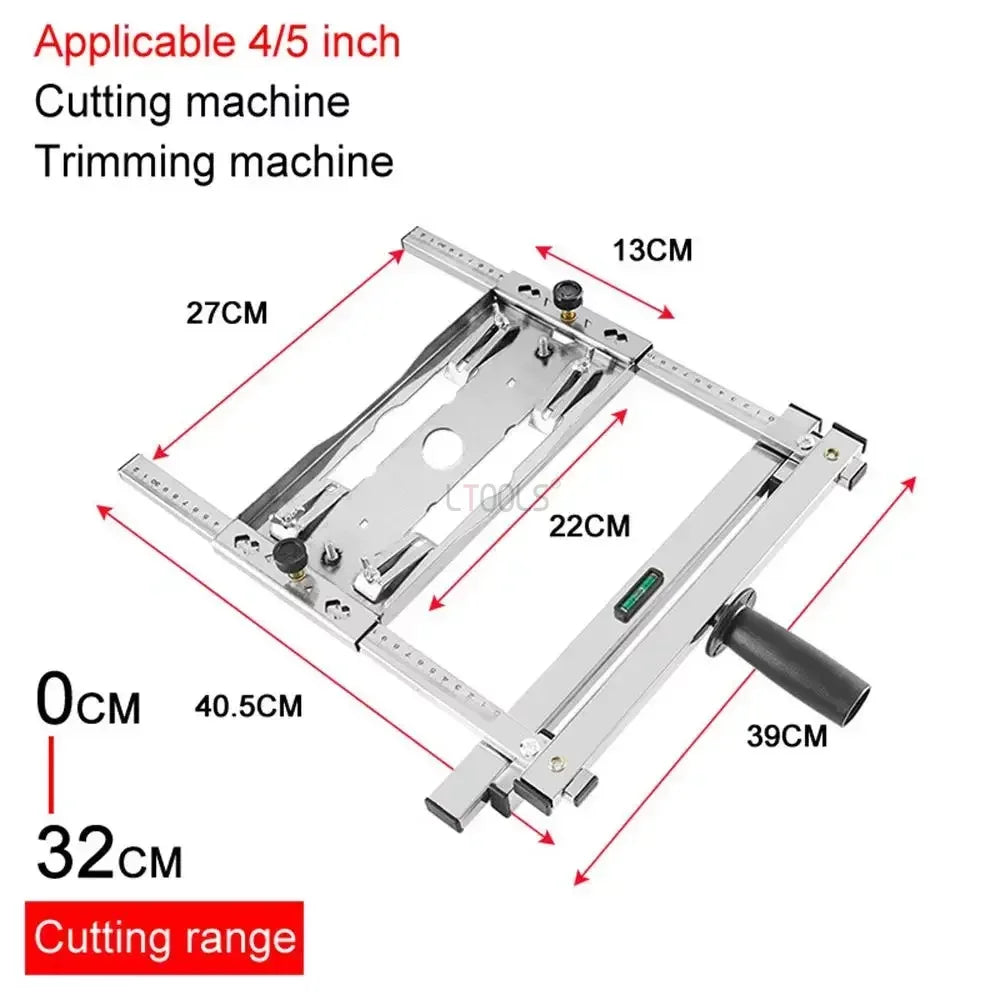 Adjustable Aluminum Straight Edge Guide for Circular Saws 0-12.6 Inches Woodworking Jig Rip Cut Fence Panel Trim Cabinet DIY Workshop Tool | Thomler