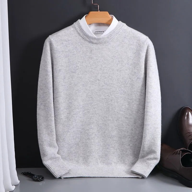 Hochwertiger, weicher Kaschmirpullover für Herren