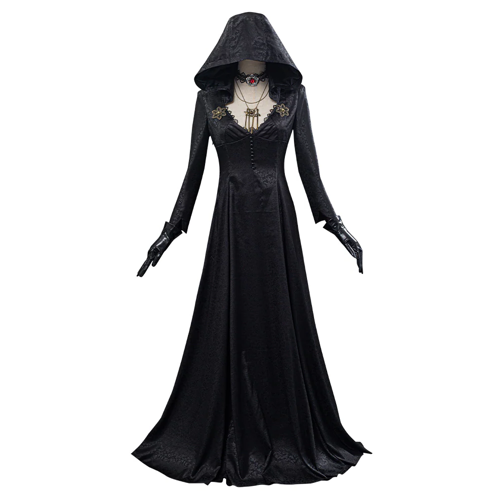 Vampire Lady Cosplay Costume Gothic Halloween Dress