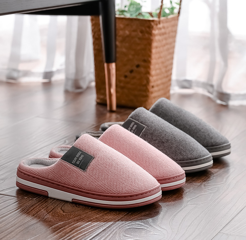 Herren-Hausschuhe mit Memory-Schaum und rutschfester Sohle – Warme, plüschige Hausschuhe für den Winter, gepolsterte Slipper im Mokassin-Stil