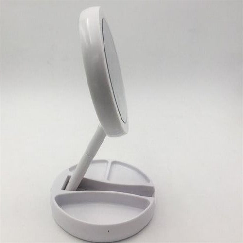 Opvouwbare led-make-upspiegel