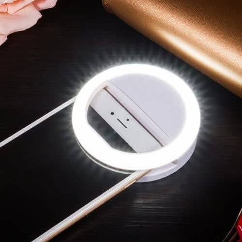 Tragbares Selfie-Ringlicht, verstellbare LED-Beleuchtung für Fotos, Videos & Make-up