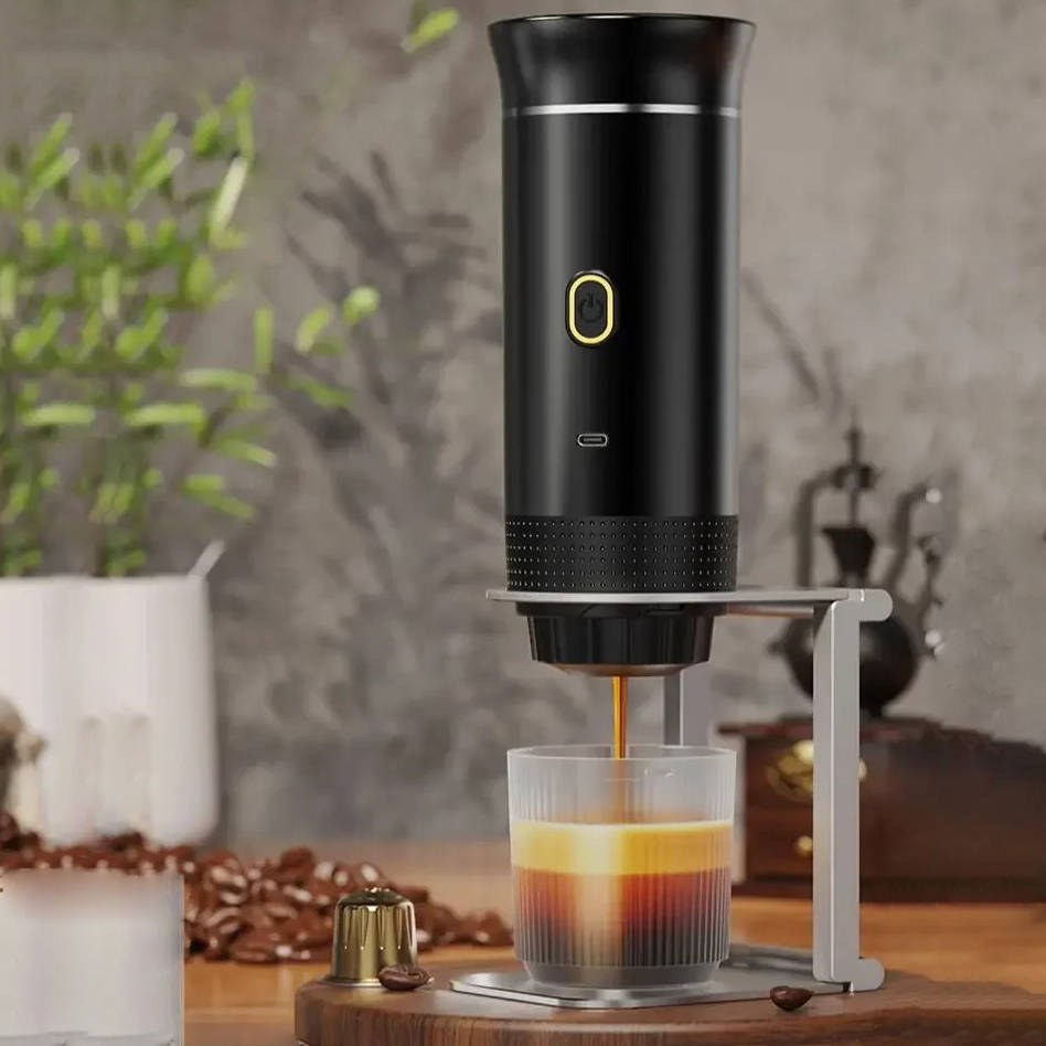 Cafetera portátil - Espresso Cappuccino y Goteo