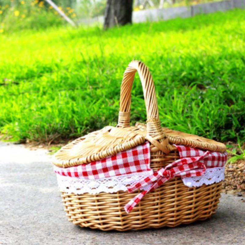 Weidenpicknickkörbe