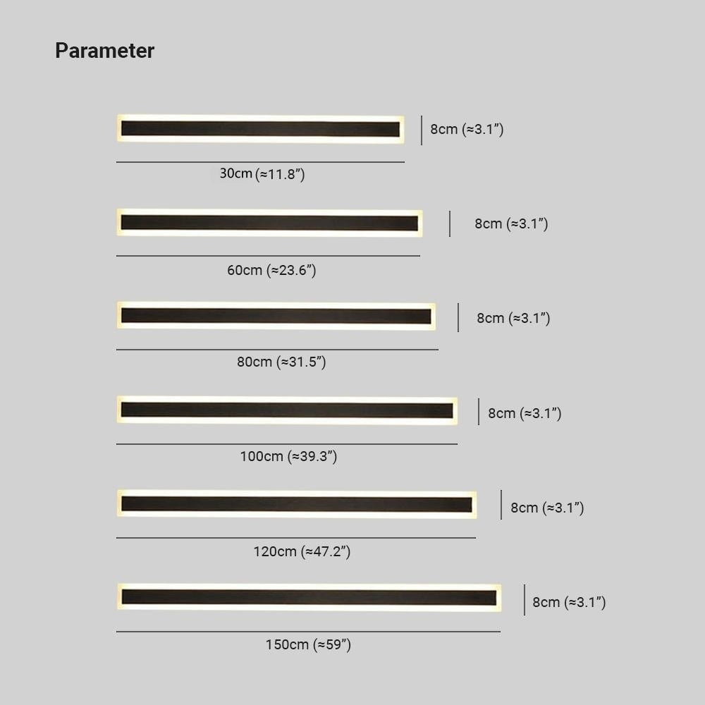 Lineare LED-Wandleuchte für den Außenbereich, 240 cm, wetterfeste Metallleuchte für Terrasse, Hauseingang, modernes, schlankes Architektur-Design | Thomler