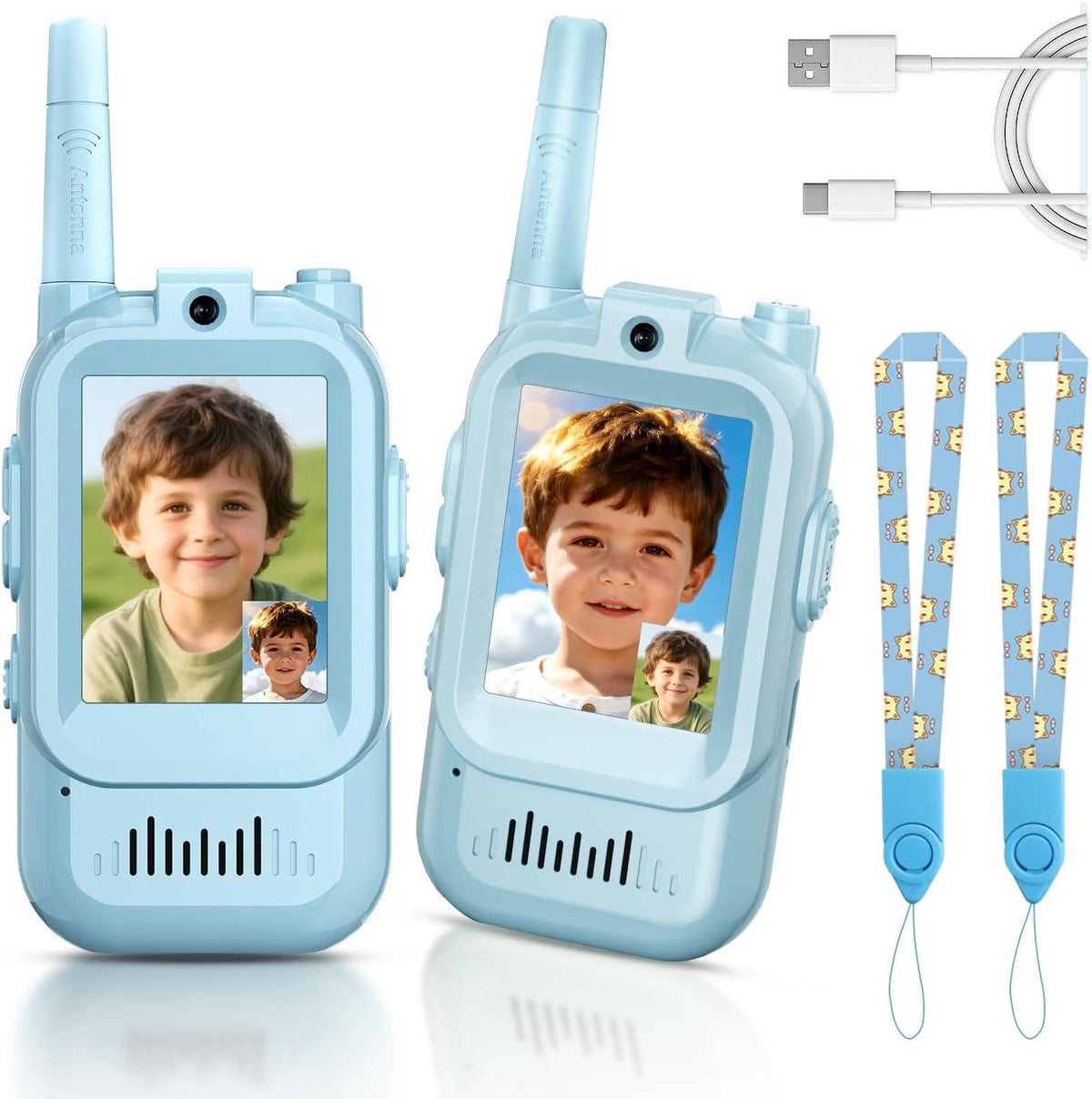 Kinder Walkie Talkie Video Sprach- & Chat 2er-Set